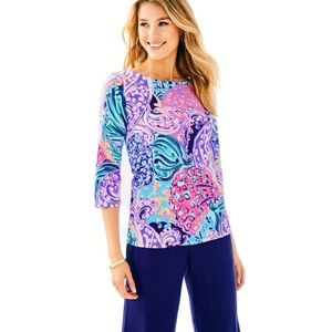 Lilly Pulitzer Waverly Top in All That She Wants